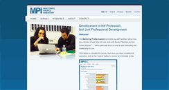 Desktop Screenshot of mentoringprofile.com