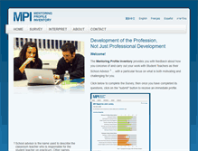 Tablet Screenshot of mentoringprofile.com
